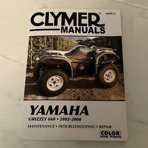 Clymer Manuals Yamaha Grizzly 660 Guide. 2002-2008.  M285-2